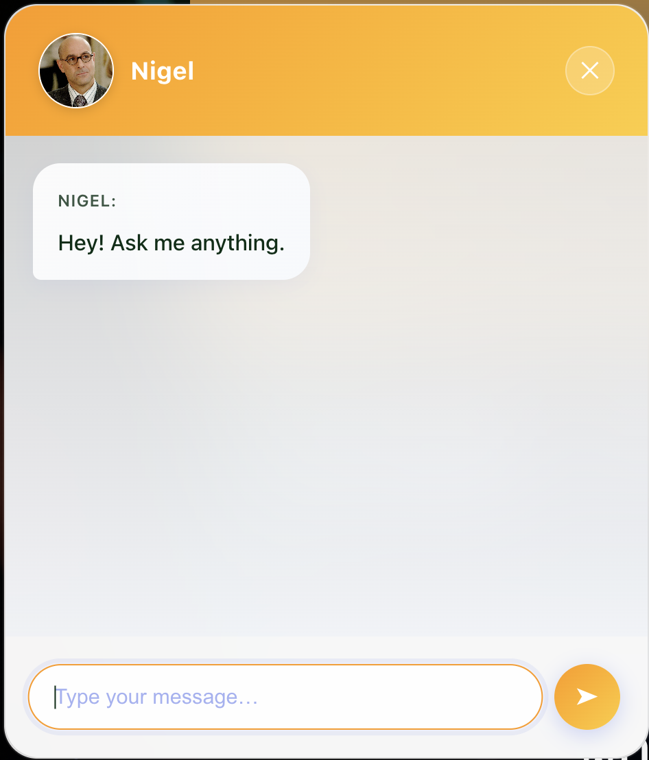 AI chatbot running on LearnBitcoin.net website