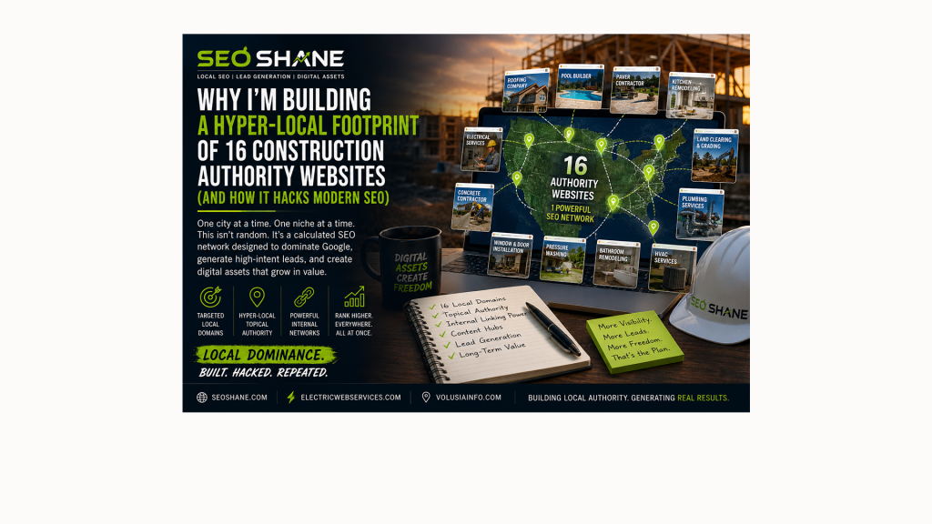 Why I'm Building a Hyper-Local Footprint of 16 Construction Authority Websites